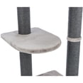 thumbnail image 5 of TRIXIE Altea Plush 3-Level 46.1" Cat Tree with Sisal Scratching Posts & Cat Toy, Dark Gray, 5 of 9