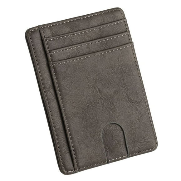 Techinal Portefeuille en Cuir Mince avec Blocage RFID Porte-Cartes d'Identité et de Crédit pour Hommes Femmes