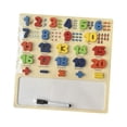 thumbnail image 2 of HILABEE Wooden Number Puzzles Board Problem Solving Colorful number of blocks Development 1 to 20, 2 of 9