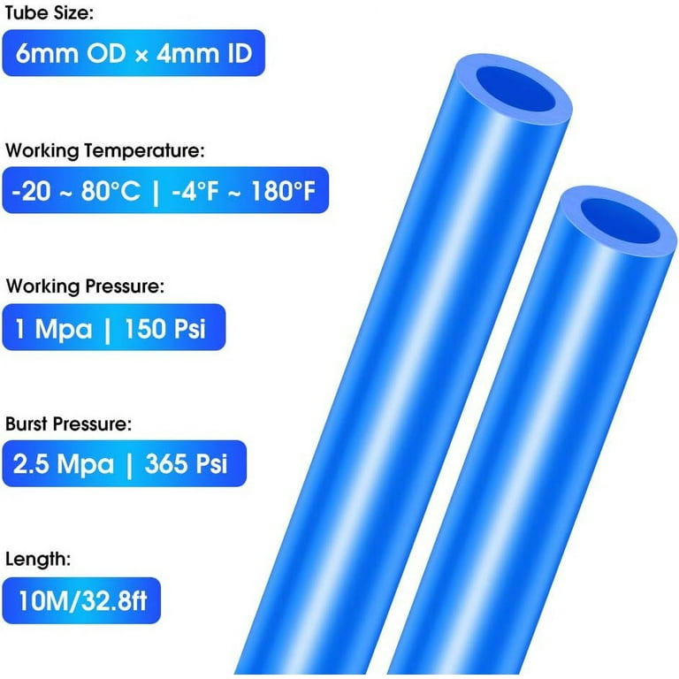 Polyuréthanetuyau 8mm Tuyau Air Polyuréthane HUAZIZ - 12m - 8x5mm Polyuréthanetuyau 8mm Tuyau Air Polyuréthane HUAZIZ - 12m - 8x5mm
