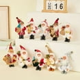 thumbnail image 4 of Christmas Decorations Santa Claus Ski Sleigh Plush Ornaments Best Gift For Kids, 4 of 4