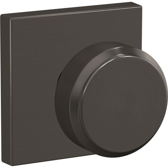 Schlage Fc172-Bwe-Col Custom Bowery Non-Turning Two-Sided Dummy Door Knob Set - Stainless