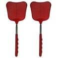 thumbnail image 1 of Matamoscas Telescópicos Varilla Acero Inoxidable Plástico Color Rojo 2 Uds., 1 of 3