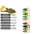 thumbnail image 4 of Señuelo de rana con patas de doble hélice, cebos blandos de silicona, 13,6g, 16,6g, Wobblers Topwater, cebo Artificial para lubina, herramientas de pesca, 4 of 4
