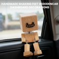 thumbnail image 4 of Shaking Wooden Man Figurine, Shaking  Woodens Doll with 12 count  Expressions,  Shaking  Wooden  Dashboard Decorations, Creative  Desktop Decor, 4 of 6