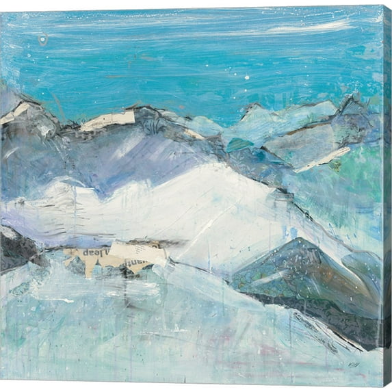 The Sun Never Says II Aqua by Kellie Day, Canvas Wall Art