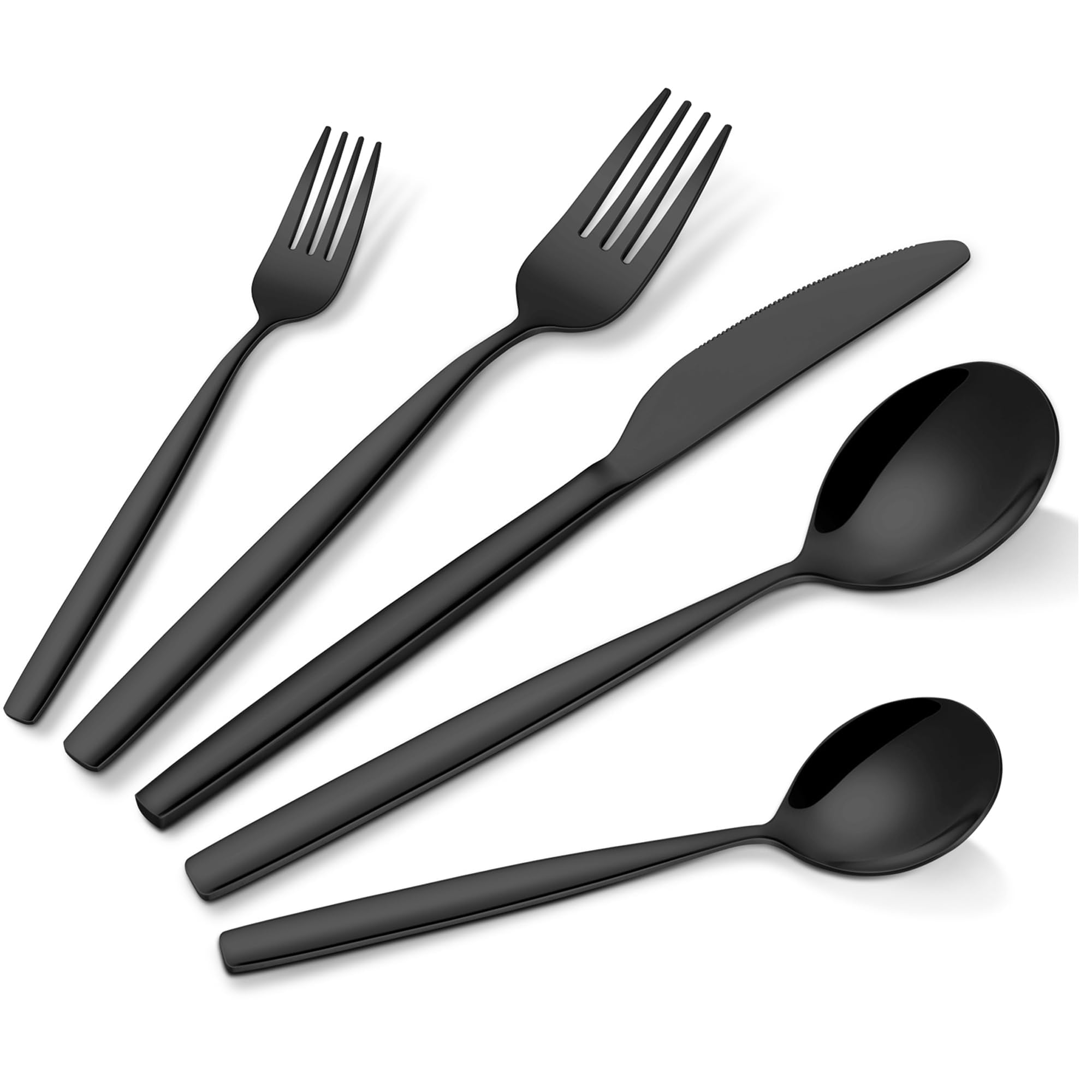 Set De 2 Couverts Pliants En Acier Inoxydable 304 – Cuillère Et Fourchette Pour Camping, Voyage Et Pique-Nique