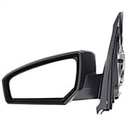 Fits 07-12 Nissan Sentra Left Driver Power Mirror Unpainted Without Heat