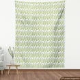 thumbnail image 4 of Ambesonne Asparagus Fabric by the Yard Upholstery, Greenery Veggie Items, 10 Yards, Coconut Green and White, 4 of 5