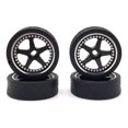thumbnail image 1 of 4 Pcs RC Model Car Wheel Rim Simulation Upgraded Modification Vehicle Wheels Assembly Replacement for WLtoys K969 K979 K989 K999 Black, 1 of 6