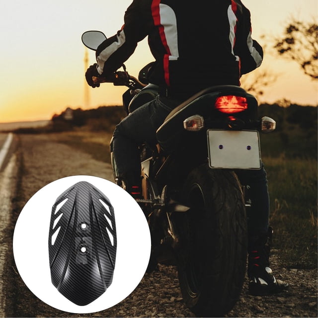 IFANLANDOR Guardabarros Trasero Resistente ABS Para Motocicleta Protección Contra Salpicaduras De Agua