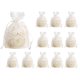 thumbnail image 1 of Observaciones para realizar pedidos: 12 piezas por paquete Bolsa de gasa con cordón de encaje de estrella blanca en stock Bolsa de regalo de joyería de hilo flameado Bolsa de ANGGREK  Otros, 1 of 8