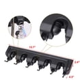 thumbnail image 2 of Broom Holder Wall Mount - Self Adhesive Mop Broom Rack Stainless Steel Wall Utility Racks and Hooks for Laundry, Kitchen, Garden, Garage Organizing Black, 2 of 6
