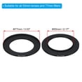 thumbnail image 2 of Uxcell 55mm-77mm Step Up Ring with Cleaning Cloth, 2 Pack Camera Lens Filter Adapter Ring, Black, 2 of 6