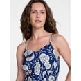 thumbnail image 4 of Time and Tru Women's Sleeveless Tiered Cotton Midi Dress, Sizes XS-XXXL, 4 of 5