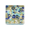 25"" Capri Murano Glass Paperweight Square- Blue