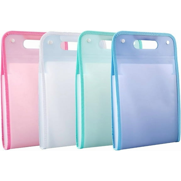 Japceit Expandable Accordion File Organizer with 13 Pockets, Portable Document Holder for A4 Papers, Waterproof Expanding Folder for Receipts, Multi-compartment File Storage for Office Use