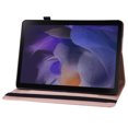 thumbnail image 6 of SaniMore for Samsung Galaxy Tab A8 (SM-X200/X205) 2021 Case, PU Leather Case with Card Slot & Kickstand Pencil Holder & Hand Strap Shockproof Protective Case for Women Girls, Rosegold, 6 of 8