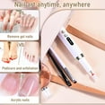 thumbnail image 6 of Aorsher Rechargeable Cordless Electric Nail Drill Kit, Professional Electric Nail File for Acrylic Gel Dip Powder Nails, 3 Speeds 15000RPM, Portable Manicure Pedicure Tool, 6 of 8