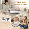 thumbnail image 3 of JOYMOR Twin Bassinet for Baby with Storage, Playyard with Two Bassinet,Side Sleeper for Infant, 3 of 10