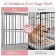 thumbnail image 2 of 38" Stainless Steel Dog Crate, 2 of 5