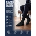 thumbnail image 6 of Luxtrada 10 Pairs Mens Sheer Ankle Quater Socks for Men Business/Casual Breathable Fresh Cool Soft Thin Sock (Black), 6 of 7