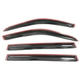 thumbnail image 6 of Ikon Motorsports Compatible with 01-07 Toyota Highlander Acrylic Window Visors Vent Windshield Deflector Rain Guard 4Pc Set Outside Mount 2001 2002 2003 2004 2005 2006 2007, 6 of 9