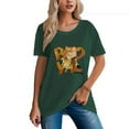 thumbnail image 5 of Women's 100% Cotton Cozy T-Shirt Elvis Graphic Design, 5 of 9