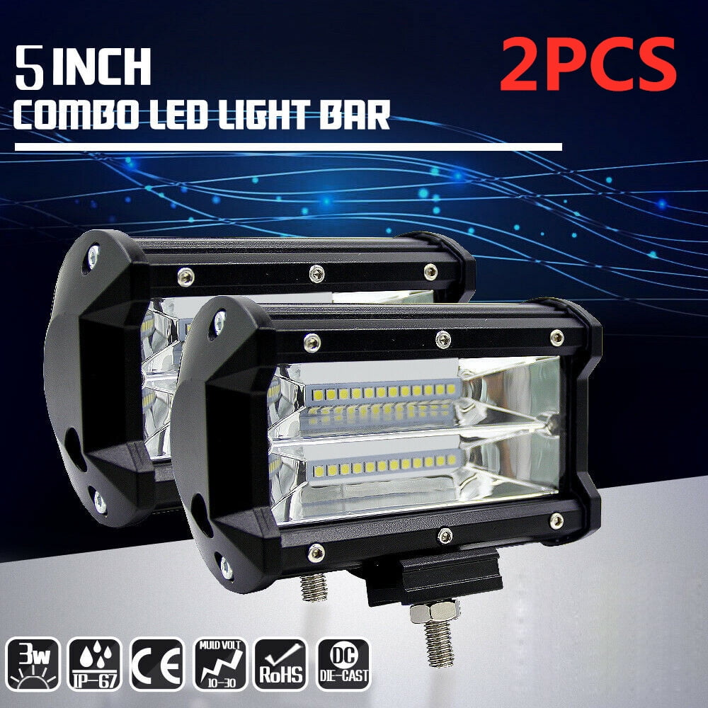 LED Lights Pair 5inch Cree LED Driving Work Lights Spot Beam Off Road
