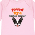 thumbnail image 4 of Inktastic Boston Terrier Dog Gift Girls Long Sleeve Baby Bodysuit, 4 of 5