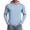 Blue, variant on Men Fishing Hoodie Long Sleeve UV Sun Protection Thumb Holes Hoodie Hiking Running Swim Athletic Workout Shirt