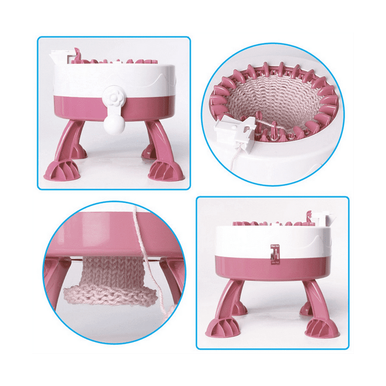 22/48 Needles DIY Hand-cranked Knitting Machine Automatic Weaving Loom for  Scarf Hat Sweater Children Adults Handmade Tool - AliExpress