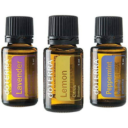 doTERRA - Beginner's Trio Essential Oils - Lavender, Lemon, and Peppermint