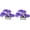 Purple, variant on 2Pcs Artificial Plant Bonsai Plastic Small Tree Pot Fake Plant Flower Potted Ornaments for Home Room Table,Green
