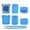 Blue, variant on Silicone Case for Bitzee Digital Pet Interactive Virtual Toy, Protective Holder Skin for Bitzee Interactive Toy Digital Pet and Case Accessories，Dust and Dirt Resistant Protective Case