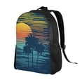 thumbnail image 2 of Rocae Palm Trees print Computer bag with separate compartment, suitable for 15 inch laptop backpack, gift for men and women, 2 of 8