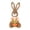 Orange-7A-clearacne, variant on WWG Easter Bunny Holding Flower Basket and Carrot Figurine Ornament 18 Inch Soft Plush Stuffed Toy for Spring Home Decor Fireplace Mantel Table Centerpiece