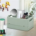 thumbnail image 6 of Folding Storage Box Container Utility Organization Toy Clothes Books Durable Jewelry Storage Case for Desktop Drawer green, 6 of 9