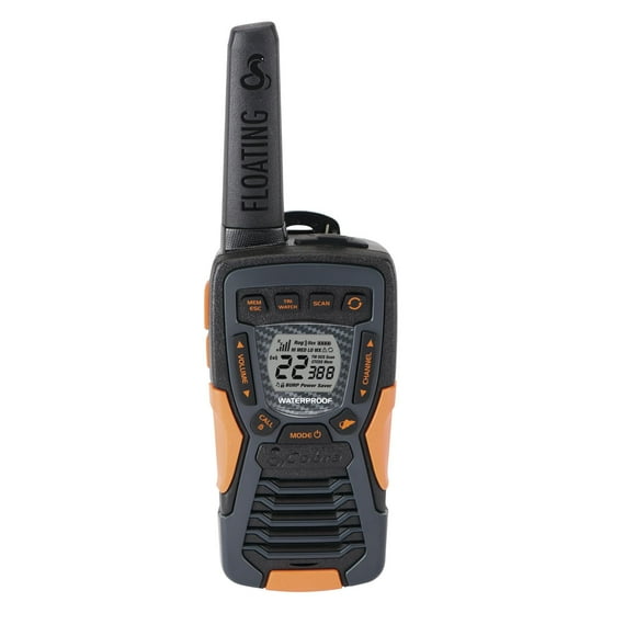 Walkie Talkie Cobra ACXT1037R FLT con alcance flotante de 37 millas