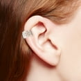 thumbnail image 4 of Manchon d'Oreille Sans Perçage 6 Pcs en Acier Inoxydable à Clip Boucle d'Oreille Clip de Cartilage d'Oreille, 4 of 10