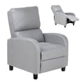 thumbnail image 1 of Sillón reclinable KingsHouse Sofa Individual Tela Moderno Sala gris, 1 of 8