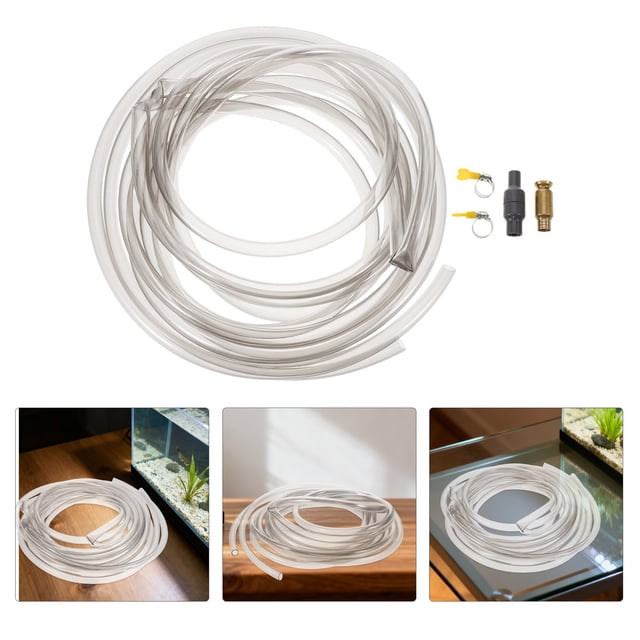 AURARMLET Manguera Para Acuario Con Sifón Manual Y Clip Para Limpieza Eficiente De Grava