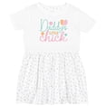 thumbnail image 3 of Inktastic Daddy's Little Chick Cute Easter Girls Toddler Dress, 3 of 5