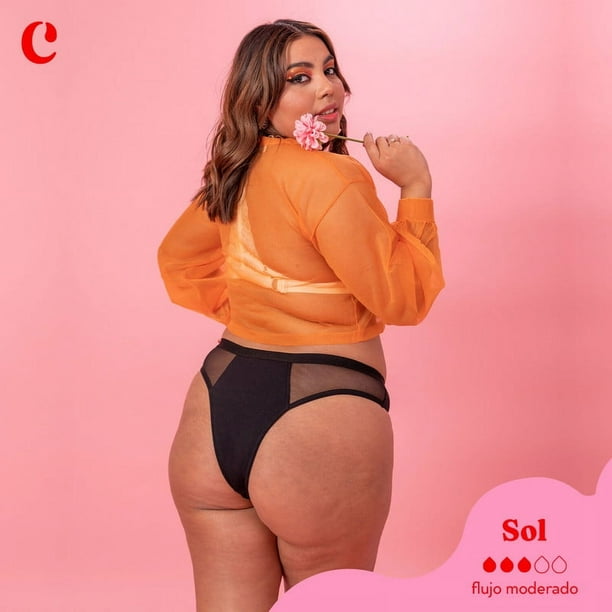 Bundle 2 Calzones Menstruales culotte Sol S Bolsa de Lavado. Walmart en linea