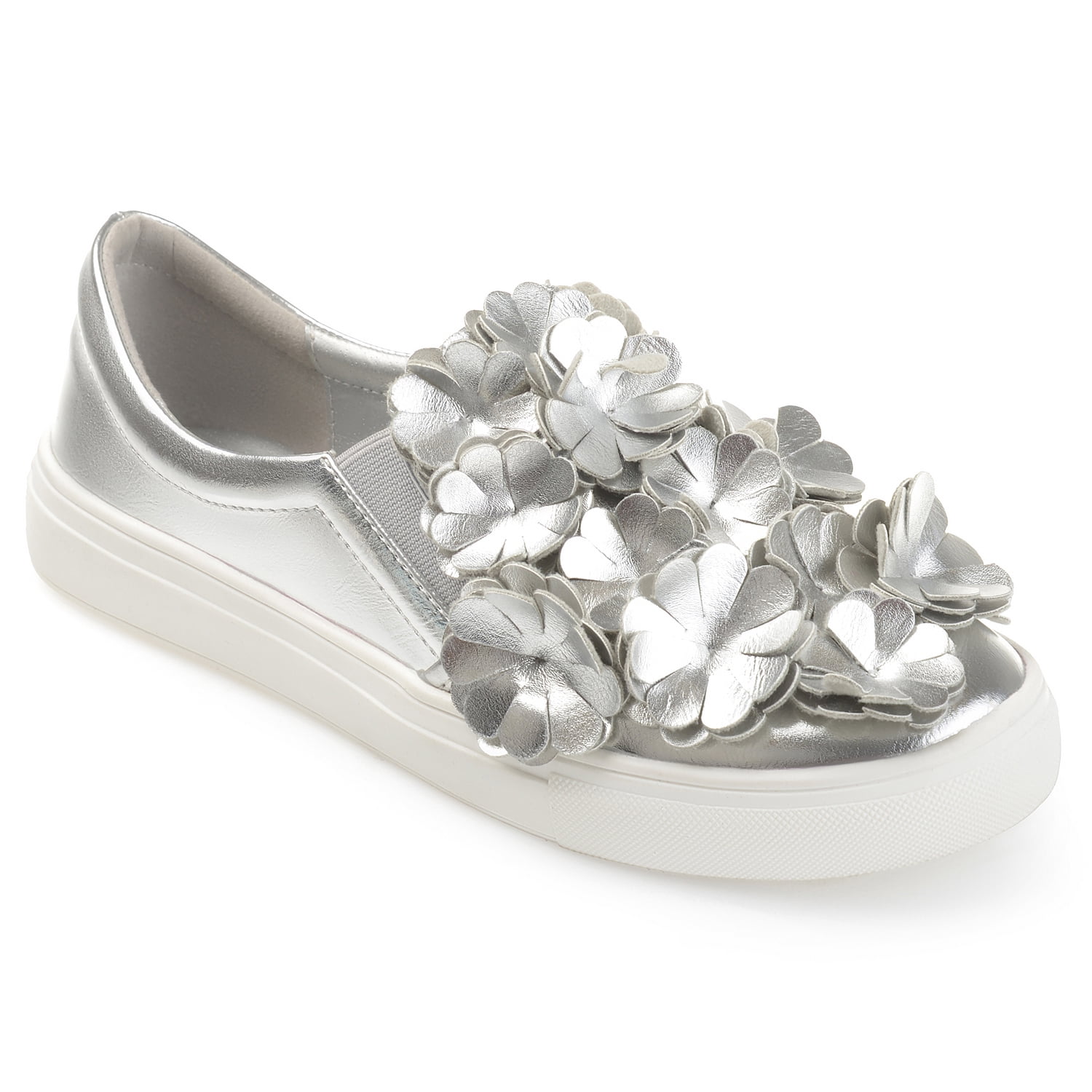 slip on sneakers with flowers