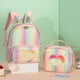 thumbnail image 2 of Conjunto de mochila de unicornio para estudiantes de primaria, mochila transpirable que reduce la carga, arcoíris a la moda Unicorn ER, 2 of 7