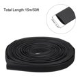 thumbnail image 2 of Tubo Termocontraíble de 1/2"(12mm) Dia 50ft, Pared Doble con Adhesivo, Impermeable para Marina, Negro, 2 of 6