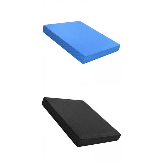 Almohadilla de Equilibrio Suave Kusrkot 2 Piezas Cojín de Equilibrio Azul Negro