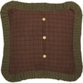 thumbnail image 2 of VHC Brands 8250 Tea Cabin Euro Sham Fabric Ruffled - 26 x 26 in., 2 of 3