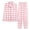 Pink, variant on NKOOGH 2 Piece Set Women's Nightgowns Comfortable Sets Lightweight Pajama Long Sleeve with Pockets Button Up Sleepwear